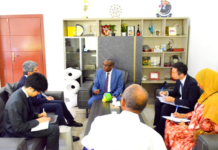 Le Ministre de l’Agriculture reçoit l’Ambassadeur du Japon à Djibouti