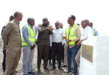 Le Ministre de l’agriculture visite le Barrage d’Amitié Djibouti-Turquie