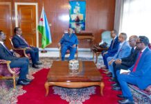 Le Président Guelleh reçoit le Maire de la ville de Mogadiscio