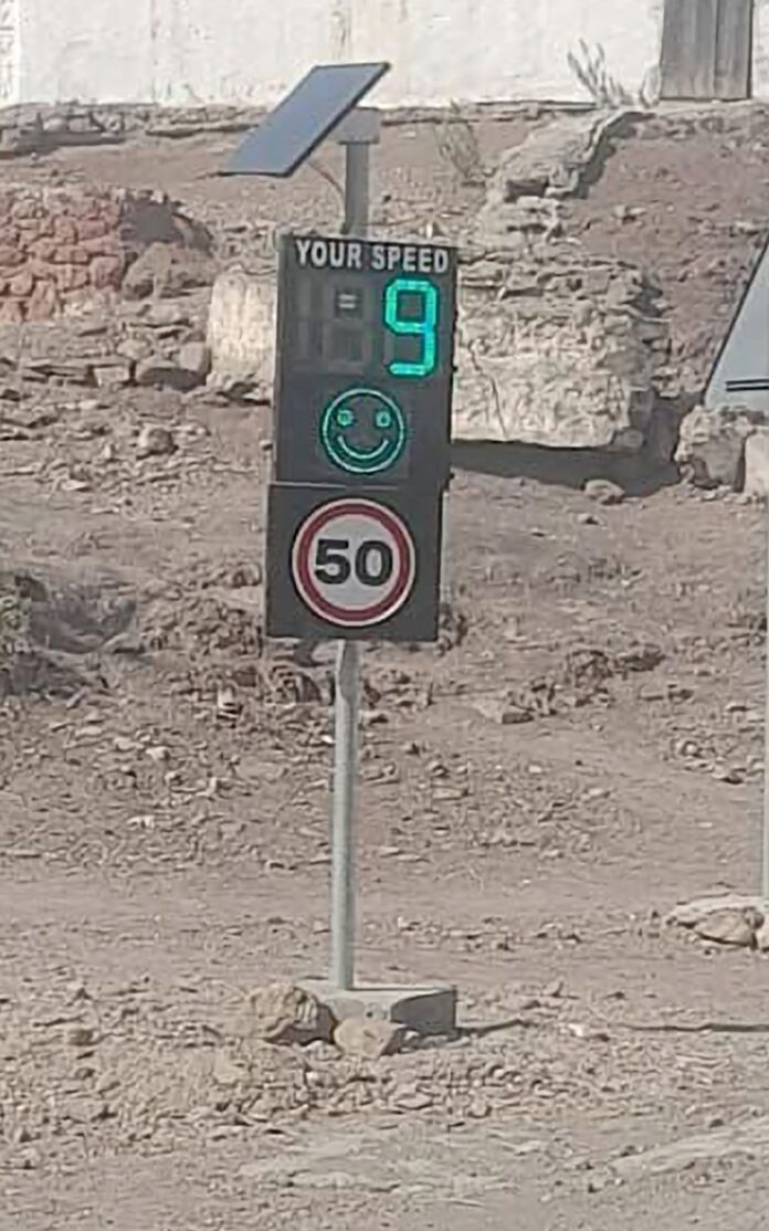 Randa les panneaux de limitation de vitesse entrent en scène (1)